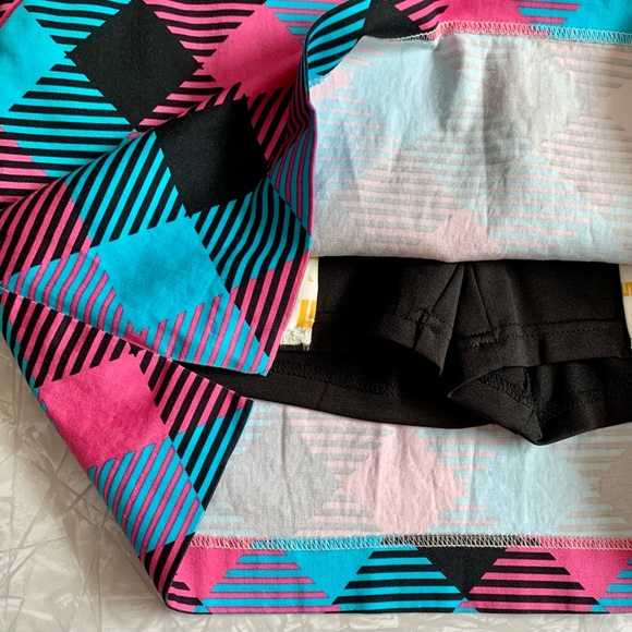 Loudmouth Pink and Blue Plaid Skort - Picture 4 of 6